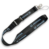 For Honda Accord Civic BLACK Key Chain Strap Quick Release Cell Phone Lanyard x1