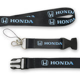 For Honda Accord Civic BLACK Key Chain Strap Quick Release Cell Phone Lanyard x1