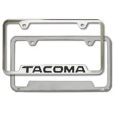 Toyota Tacoma Stainless Steel Laser Etched License Plate Frame Genuine OEM GF.TAC.EC