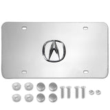 Acura Authentic 3D Logo Stainless Steel License Plate Frame 1pc Brand New