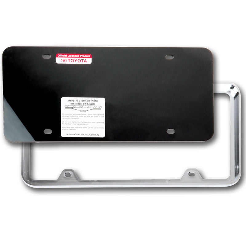 Toyota TRD Black Stainless Steel License Plate Frame with Caps & Bolts – MAKOTO_JDM Toyota TRD Black Stainless Steel License Plate Frame with Caps & Bolts – MAKOTO_JDM