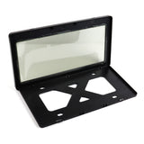 JDM MUGEN POWER Real Carbon Fiber License Plate Cover Protector Shield Frame with Bracket For Honda