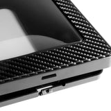 JDM MUGEN POWER Real Carbon Fiber License Plate Cover Protector Shield Frame with Bracket For Honda