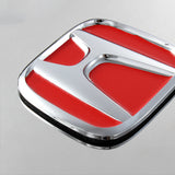 For HONDA Front 3D Mirror Stainless Steel License Plate Frame with Chrome Caps