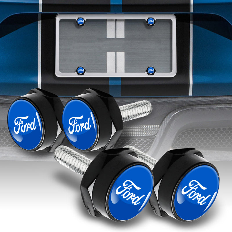 Ford Racing Plate FORD Racing Brand New Stainless Steel 2pcs License Plate Frame with Ca ...