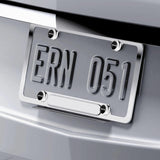 4pcs Set Chrome Car License Plate Frame Bolts Screws Caps Cover for Benz CLA AMG
