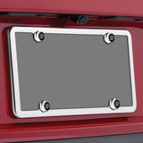 Transformers AUTOBOTS metal car license plate frame screw bolt cap cover Chrome