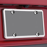 4PCS For FORD Chrome Car License Plate Frame Security Screw Bolt Caps Covers Set