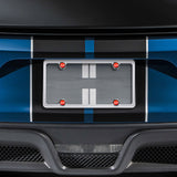 Honda 4PCS Car License Plate Frame Screw Chrome Bolt Cap Cover Fit For All Models New