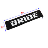 BRIDE New Soft Fabric Seat Belt Cover Shoulder Pads Fabric Racing Seat Material 1-PAIR