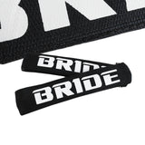 BRIDE New Soft Fabric Seat Belt Cover Shoulder Pads Fabric Racing Seat Material 1-PAIR