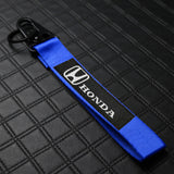 JDM Honda Blue Set H Emblem For Steering Wheel JDM J'S TYPE B 50MM X 40MM with Logo Keychain Metal Key Ring