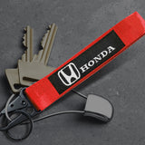 Bride Gradation Cloth Backpack Asimo Red Harness Adjustable Shoulder Straps with HONDA Metal Keychain key Ring Hook Strap