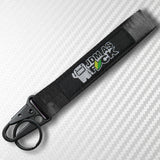 Universal Keychain Metal Key Ring Hook Nylon Strap Lanyard for JDM AS FCK JAF Brand New
