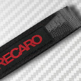 Universal Keychain Metal Key Ring Hook Nylon Strap Lanyard for RECARO Brand New