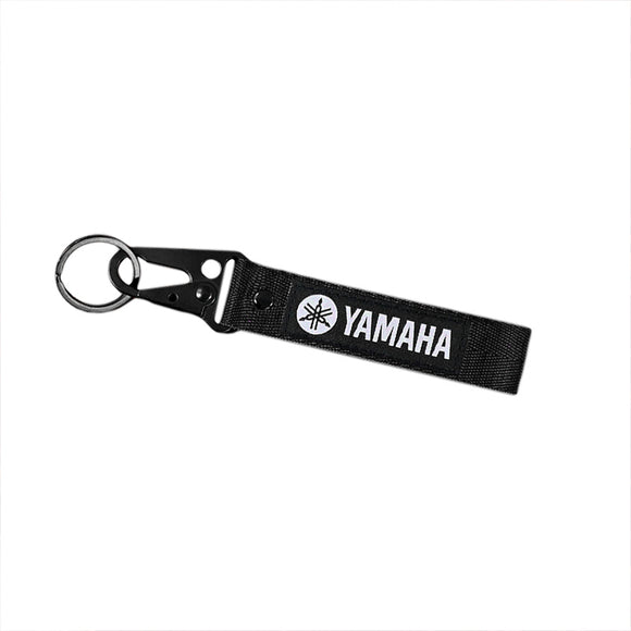 New For YAMAHA Bike Backpack Keychain Metal Key Ring Hook Nylon Strap Lanyard