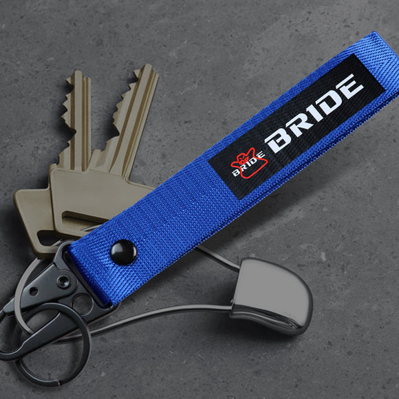 Bride Blue Keycahin with Metal Key Ring