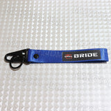 NEW BRIDE RACING BACKPACK RED STRAPS GRADATION CROSSBODY SHOULDER BAG W/ BLUE KEYTAG