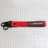 NEW BRIDE RACING BACKPACK BLUE STRAPS GRADATION CROSSBODY SHOULDER BAG W/ RED KEYTAG