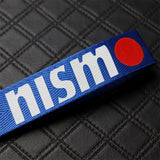 Nissan Nismo Blue Keychain with Metal Key Ring