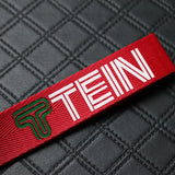 Tein Red Keychain with Metal Key Ring