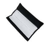JDM Racing Black Seat Belt Cover X2