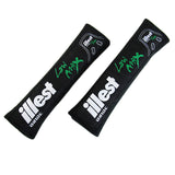 Illest Bride Black Seat Belt Cover X2