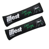 Illest Bride Black Seat Belt Cover X2