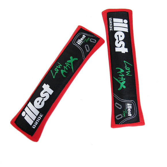 Illest Bride Red Seat Belt Cover X2