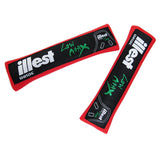 Illest Bride Red Seat Belt Cover X2