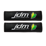 JDM Racing Black Seat Belt Cover X2