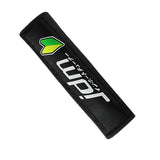 JDM Racing Black Seat Belt Cover X2