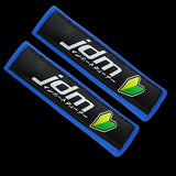 JDM Racing Blue Seat Belt Cover X2