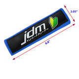 JDM Racing Blue Seat Belt Cover X2