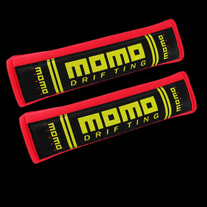 MOMO Racing Red Seat Belt Cover X2