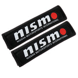 NISMO Black Seat Belt Cover X2