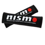 NISMO Black Seat Belt Cover X2