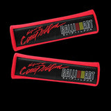 RALLIART Red Seat Belt Cover X2