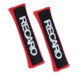 RECARO Red Seat Belt Cover X2