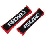 RECARO Red Seat Belt Cover X2