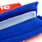 Supreme3M Red / Blue Seat Belt Cover Embroidered Logo 2 pcs