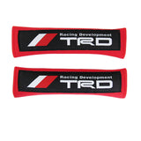 Toyota TRD Red Seat Belt Cover X2