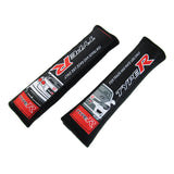 Honda Civic Type R Black Seat Belt Cover X2