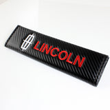 Lincoln Set Car Center Console Armrest Cushion Mat Pad Cover with Embroidery Seat Belt Cover Set