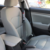 NISMO Set of Car 15" Steering Wheel Cover Carbon Fiber Style Leather NISSAN with Seat Belt Covers