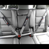 NISMO Set of Car 15" Steering Wheel Cover Carbon Fiber Style Leather NISSAN with Seat Belt Covers