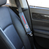 NISSAN Set of Car 15" Steering Wheel Cover Carbon Fiber Style Leather NISMO with Seat Belt Covers