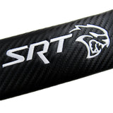 Dodge SRT Black Carbon Look Seat Belt Cover X2