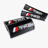 2pc Set Brand New For TRD Racing Car neck rest pillow & 2pcs Car seat belt cover