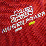 Mugen Red Stitched Fabric Shifter Boot Cover